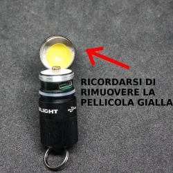 TORCIA OLIGHT i1R 2 EOS 150 lumen ricaricabile USB